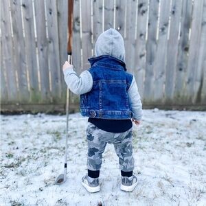 Tucker + Tate Nordstrom blue Jean sweatshirt jacket